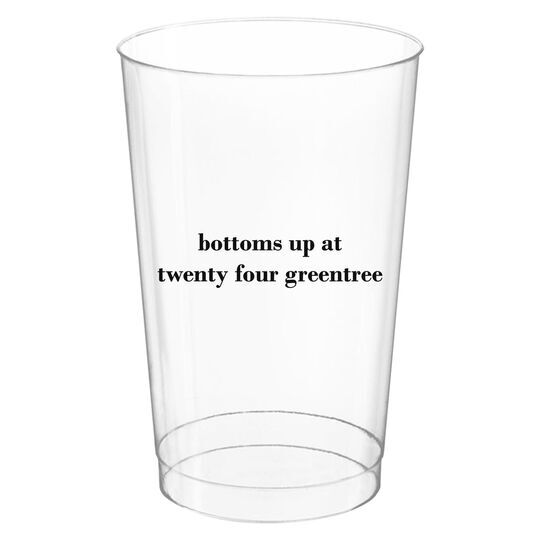 Your Statement Clear Plastic Cups